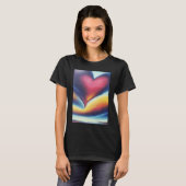 Love Heart Valentine's Day Couple Romantic T-shirt (Voorkant volledig)