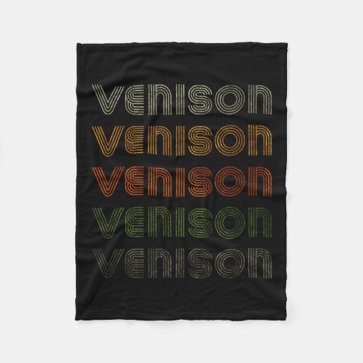 Love Heart Venison T-shirt Grunge Style Zwart Fleece Deken (Voorkant)