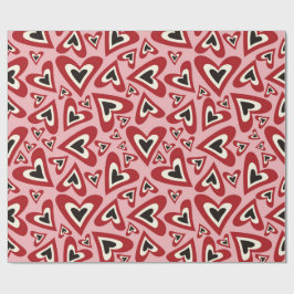 Love Heart Wrapping Paper Cadeaupapier