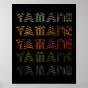 Love Heart Yamane T-shirt Grunge Style Zwart Poster