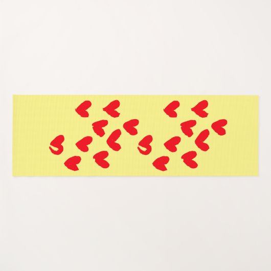 Love Heart Yoga Mat (Voorkant (horizontaal))