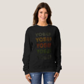 Love Heart Yosef Grungevintage Style Black Yosef Trui (Voorkant volledig)