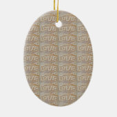 Love Heart Zee Shell Beach Hearts Seashells Summer Keramisch Ornament (Achterkant)