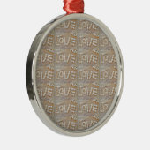 Love Heart Zee Shell Beach Hearts Seashells Summer Metalen Ornament (Rechts)