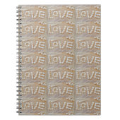 Love Heart Zee Shell Beach Hearts Seashells Summer Notitieboek (Voorkant)