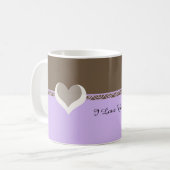 Love Hearts And Lace Koffiemok (Voorkant links)
