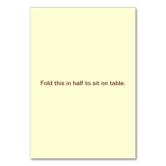 Love Hearts and Red Rose Wedding Folded Table Kaar Kaart (Achterkant)