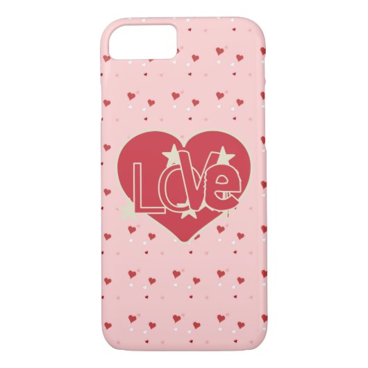 Love Hearts and Stars Case-Mate iPhone Case (Achterkant)
