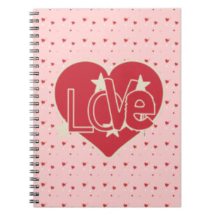 Love Hearts and Stars Notitieboek