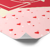 Love Hearts and Stars Poster (Hoek)