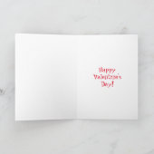 Love Hearts and Stars Valentijns Feestdagen Kaart (Binnen)