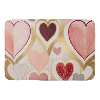 Love Hearts Badmat