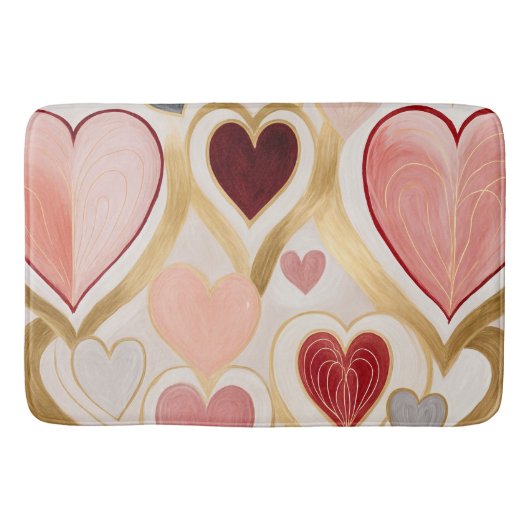 Love Hearts Badmat (Voorkant)