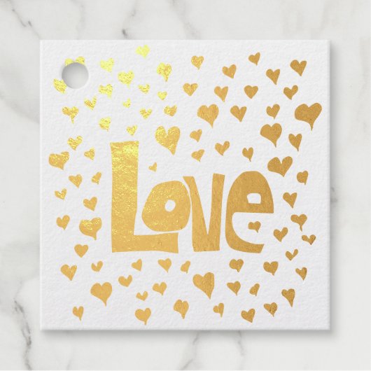 Love Hearts Bedankjes Labels (Voorkant)