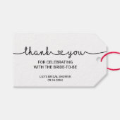 Love Hearts Bedankt voor je plezier Cadeaulabel (Voorkant (Horizontaal))