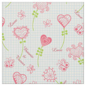 Love Hearts Blooming 2 Stof (Close Up)