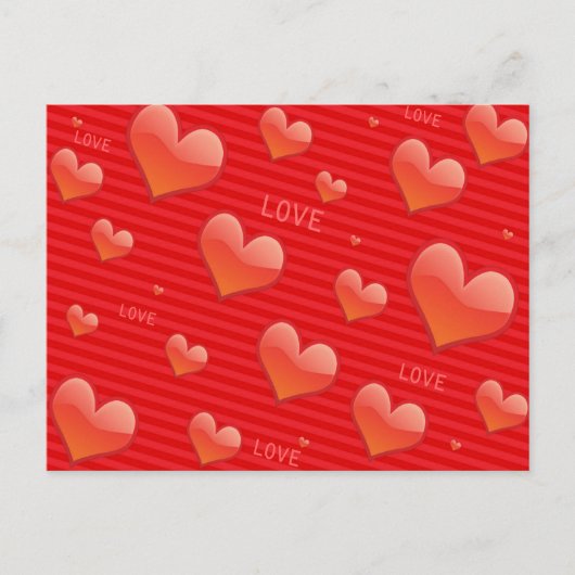Love Hearts Briefkaart (Voorkant)