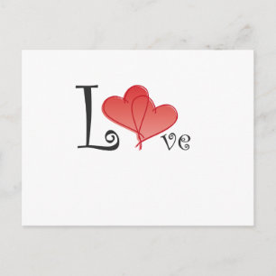 Love Hearts Briefkaart
