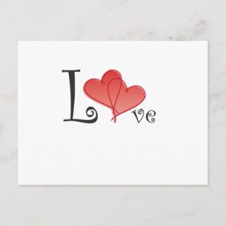 Love Hearts Briefkaart