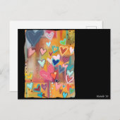 Love Hearts Briefkaart (Voorkant / Achterkant)