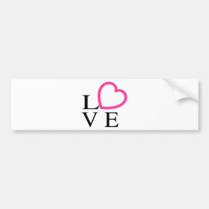 Love Hearts Bumpersticker