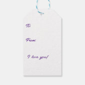 Love Hearts Cadeaulabel (Achterkant)