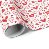 Love Hearts Cadeaupapier (Rol Hoek)