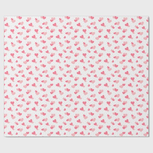 Love Hearts Cadeaupapier (Vlak)