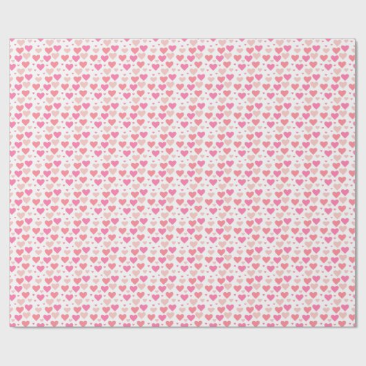 Love Hearts Cadeaupapier (Vlak)