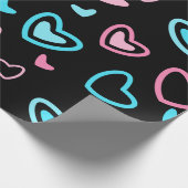 Love Hearts Cadeaupapier (Hoek)