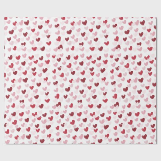 Love Hearts Cadeaupapier (Vlak)