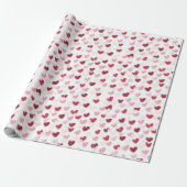 Love Hearts Cadeaupapier (Uitgerold)