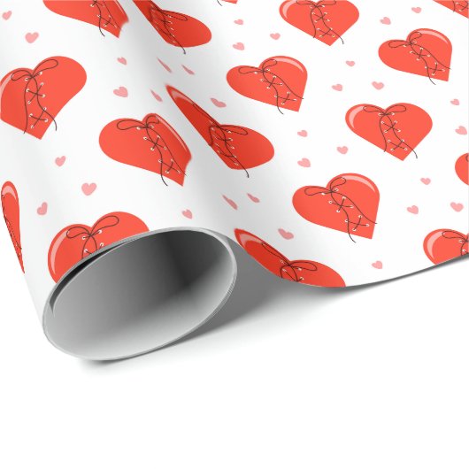 Love Hearts Cadeaupapier (Rol Hoek)