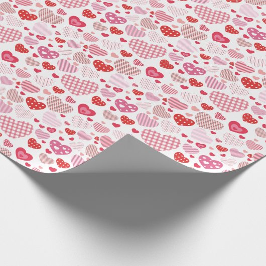Love Hearts Cadeaupapier (Hoek)