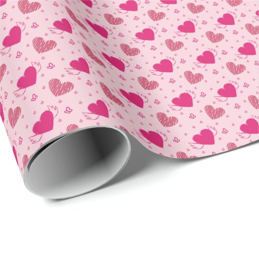 Love Hearts Cadeaupapier (Rol Hoek)