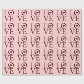 Love Hearts Cadeaupapier (Vlak)