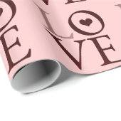 Love Hearts Cadeaupapier (Rol Hoek)