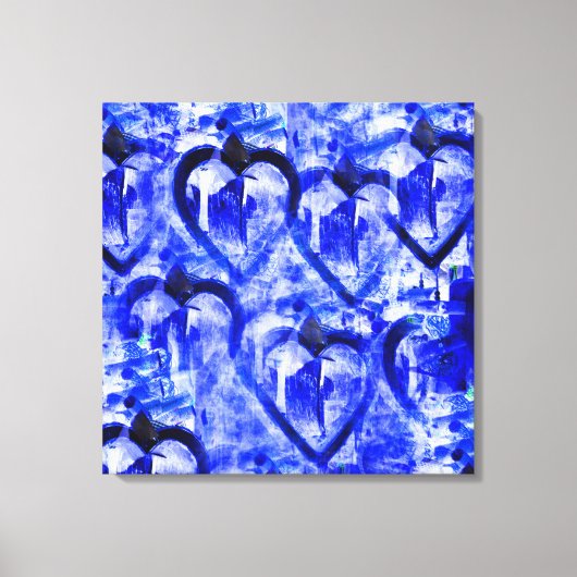 Love Hearts Canvas Afdruk (Voorkant)
