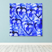 Love Hearts Canvas Afdruk (Insitu (Houten vloer))