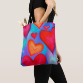 Love Hearts Canvas tas (Dichtbij)
