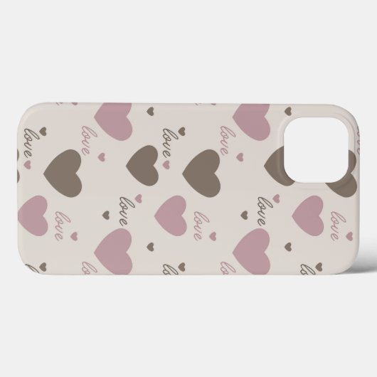 Love Hearts Case-Mate iPhone Case (Achterkant (horizontaal))
