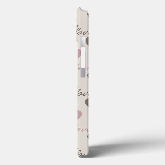 Love Hearts Case-Mate iPhone Case (Achterkant / Links)