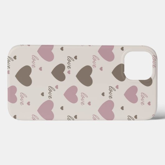 Love Hearts Case-Mate iPhone Case (Achterkant (horizontaal))