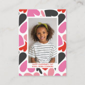 LOVE HEARTS COLLAGE PHOTO CLASSROOM VALENTINES NOTITIEKAARTJE (Voorkant)