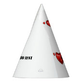 Love Hearts Custom Add Text Craft Supplies Schatti Feesthoedjes (Links)