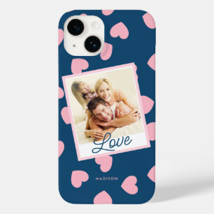 Love Hearts Custom Photo Hoesje-Mate iPhone Case C