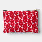 Love Hearts Doddles, Red, Accessory Pouch Etui (Achterkant)