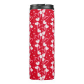 Love Hearts Doddles, Red, Thermal Tumbler Thermosbeker (Achterkant)