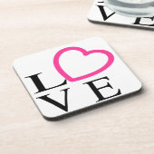 Love Hearts Drankjes Onderzetter (Linkerzijde)