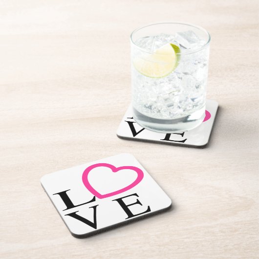Love Hearts Drankjes Onderzetter (Rechterzijde)